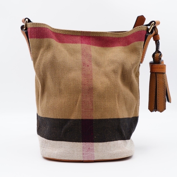 AX19❤️Burberry Ashby Tassel House Check - Picture 7 of 15